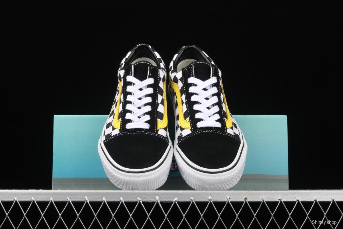 SpongeBob x Vans Old Skool co-signed VN0A38G19EK low-top casual board shoes.
