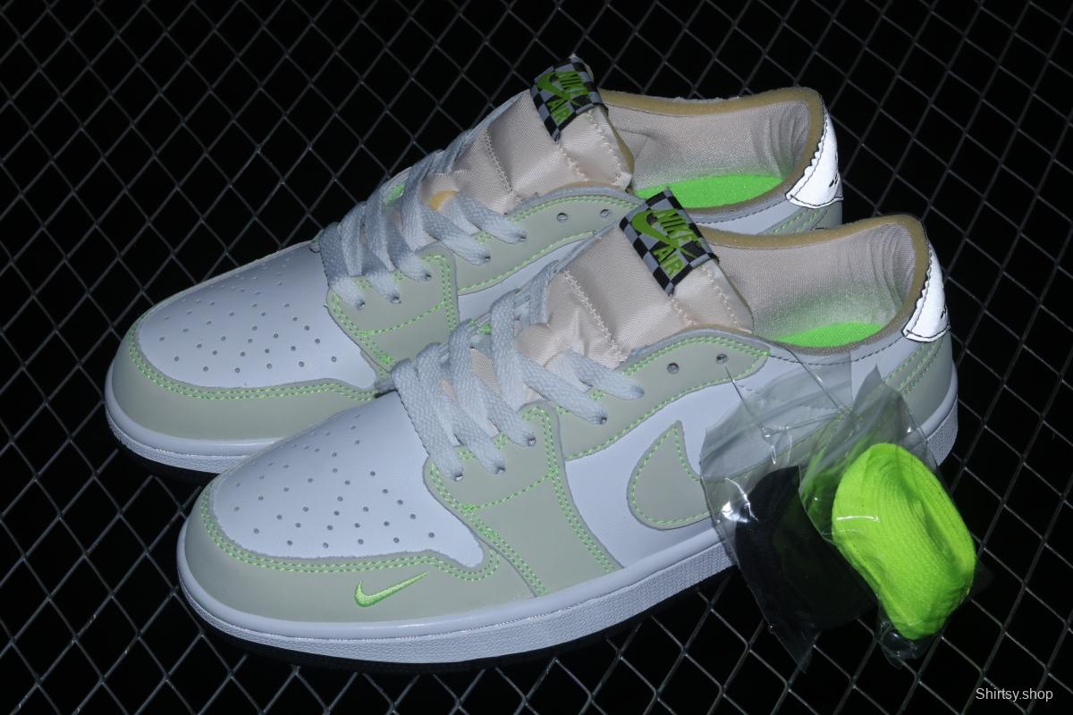 Air Jordan 1 Low OG apple green low top basketball shoes DM7837-103