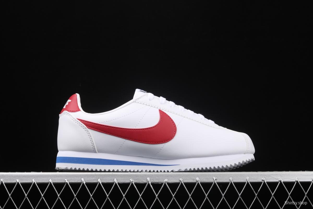 NIKE Roshe QS Agan evergreen classic white-and-red leather soft foam shoes 807471-103