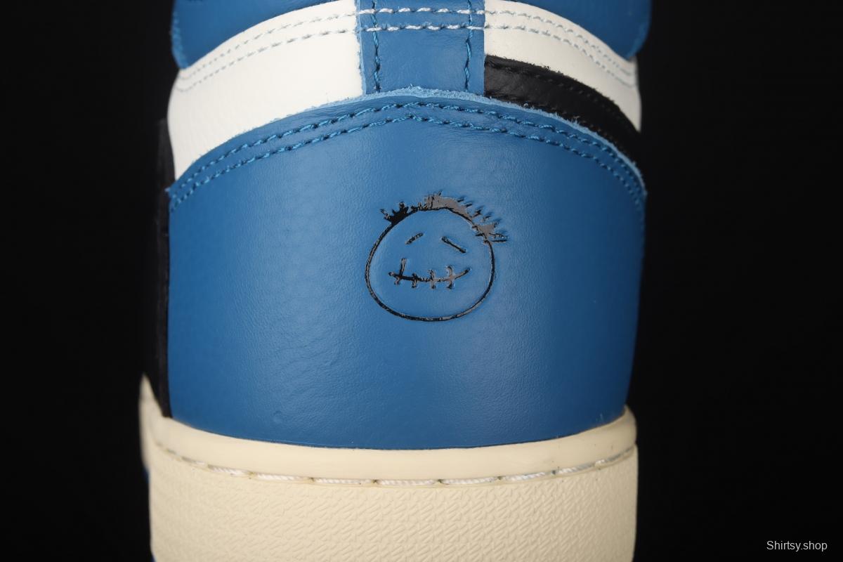 Travis Scott x Air Jordan 1 High OG Lightning inverted head layer original Standard DH3227-105