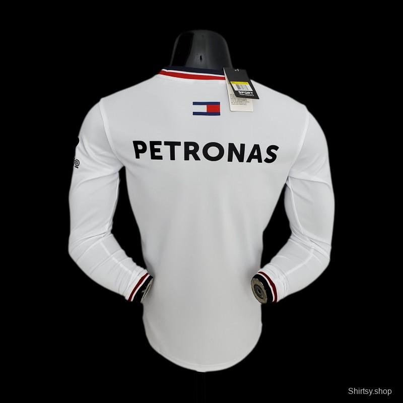 F1 Formula One 2022 Mercedes Long Sleeve White 