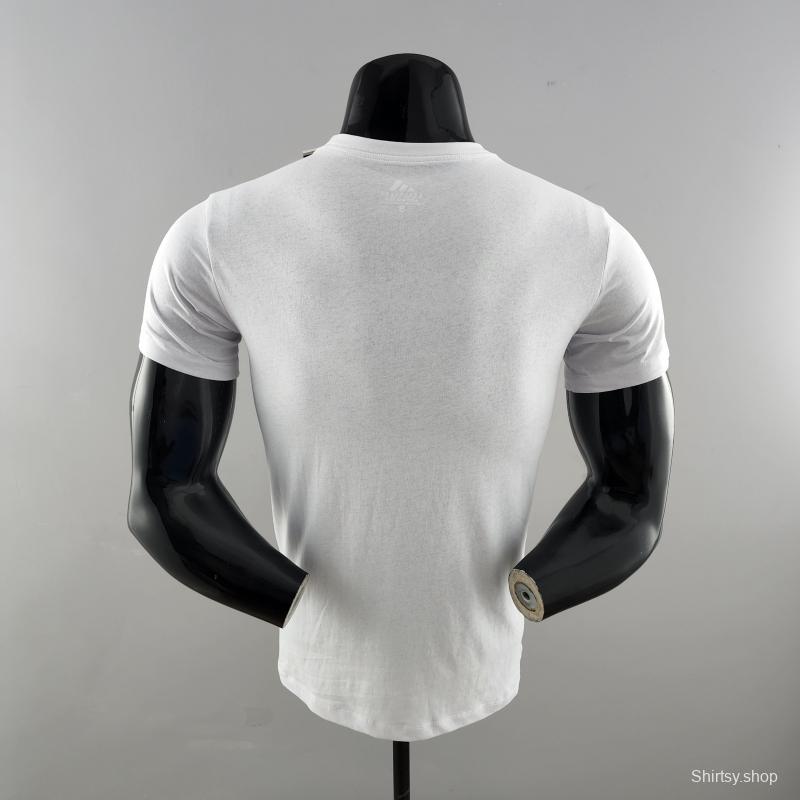 22 23 Real Madrid Mens Campeón 35 T-Shirt White  #K000168