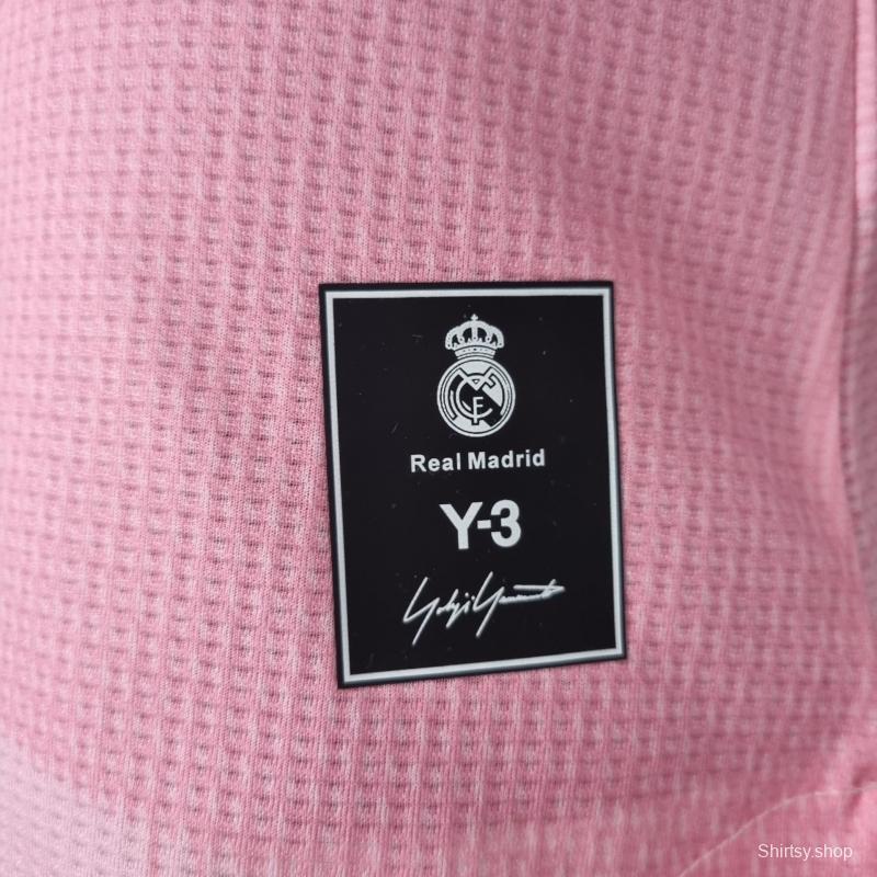 Player Version 2022 Real Madrid Y3 Edition Pink