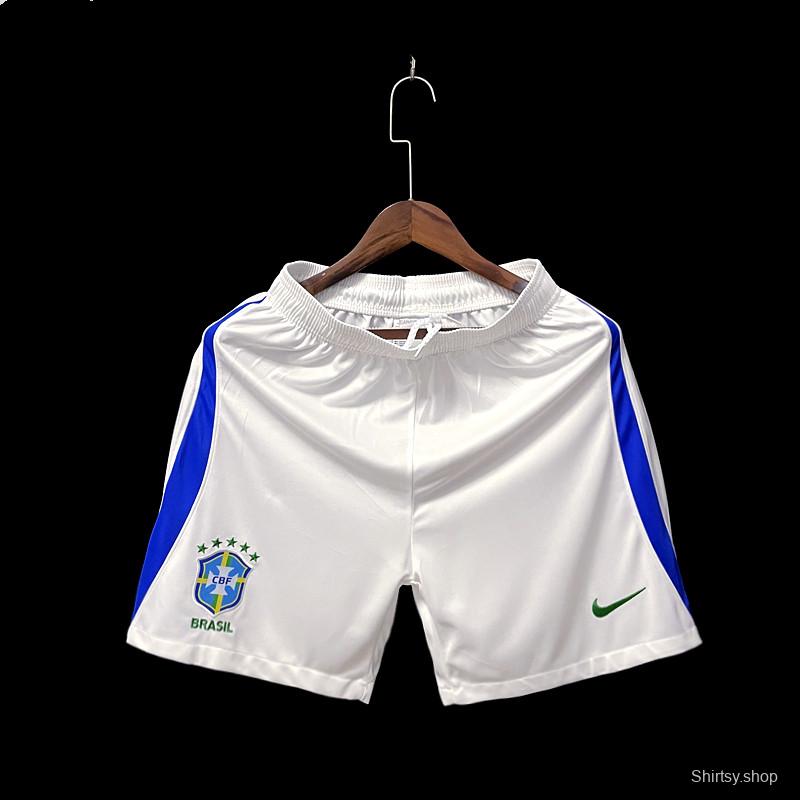 2022 Brazil Away Soccer Shorts