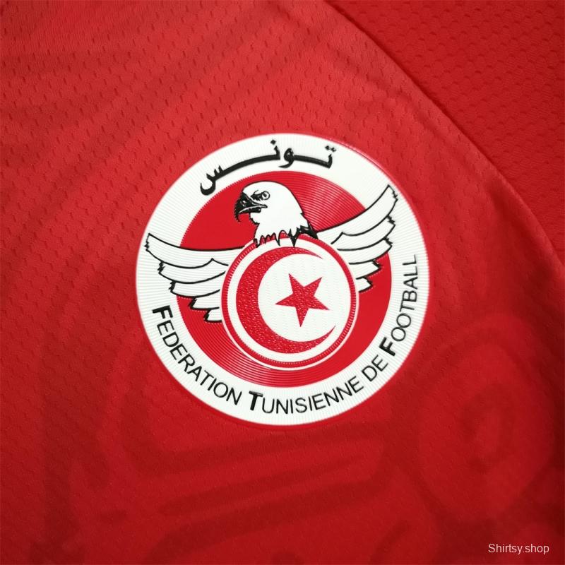2022 Tunisia Home Soccer Jersey