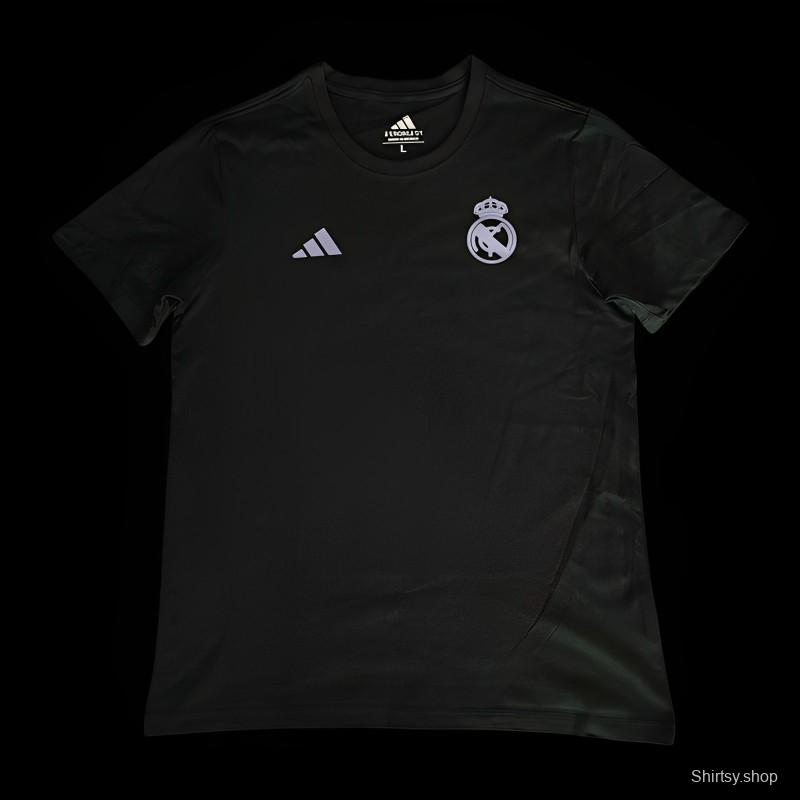 23/24 Real Madrid Copa Del Rey Finals Sevilia Black T-Shirt