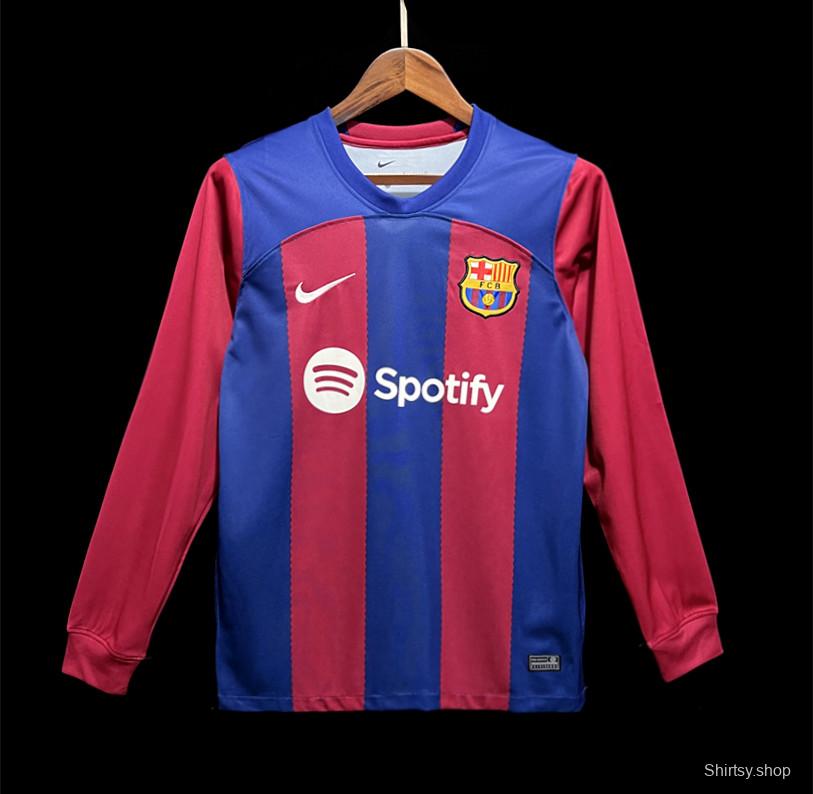 23/24 Barcelona Home Long Jersey S-4XL