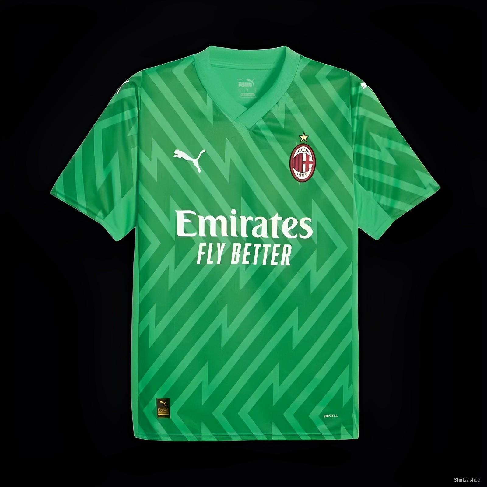 23/24 AC Milan Goalkeeper Green Jersey